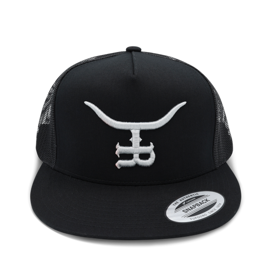 Silver Bullet BLK Flatbill Trucker Snapback Unisex OSFM