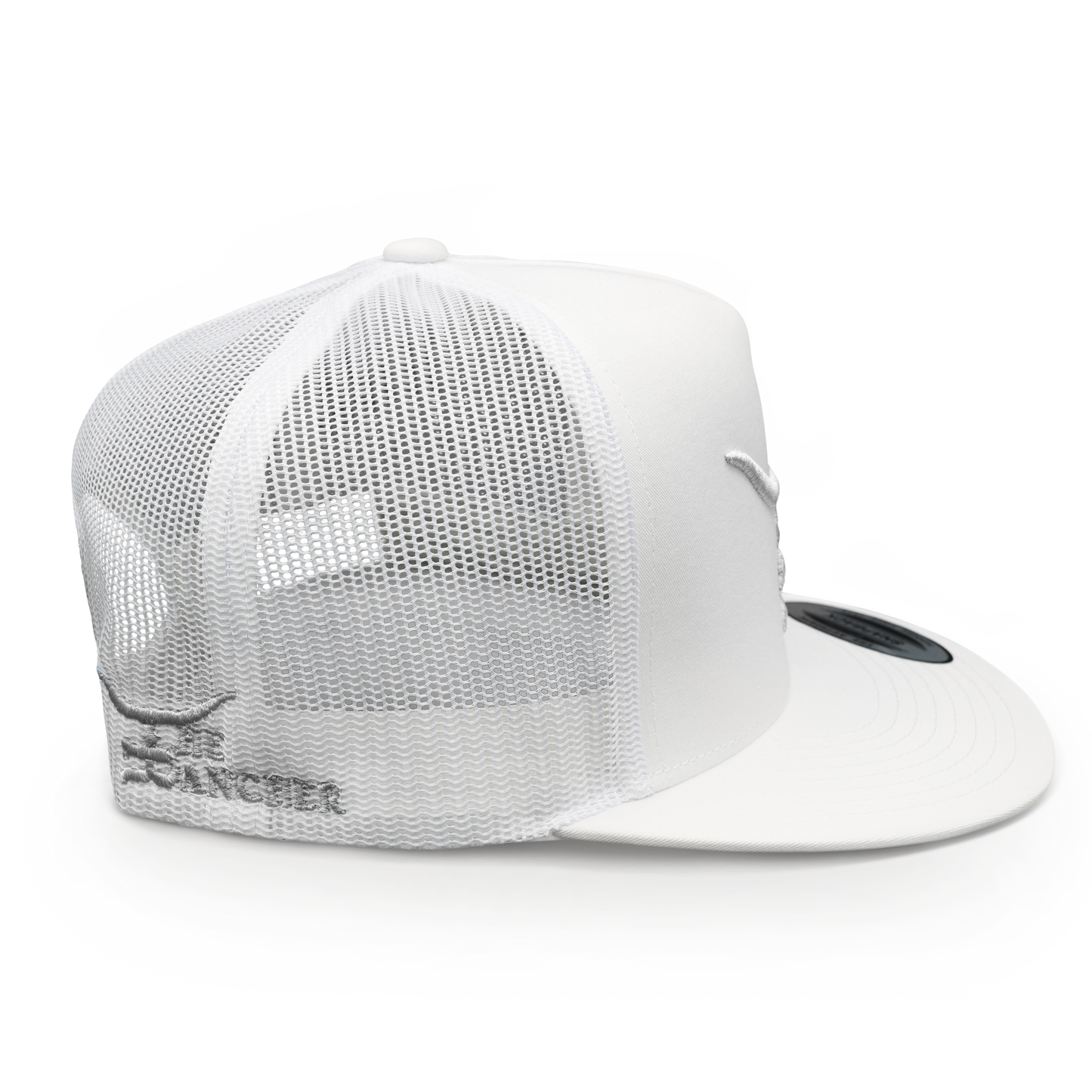 Silver Bullet WHT Flatbill Trucker Snapback Unisex OSFM