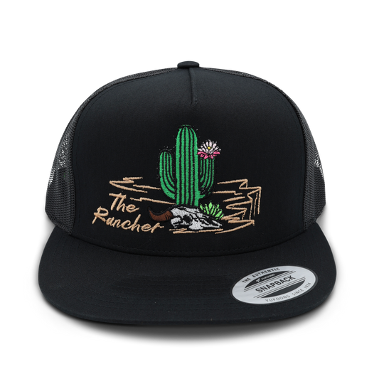 COYOTE CLIFF Flatbill Trucker Snapback Unisex OSFM