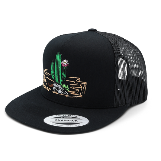 COYOTE CLIFF Flatbill Trucker Snapback Unisex OSFM