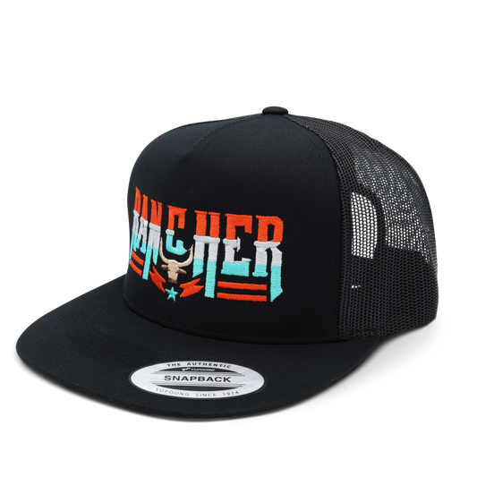 Lone Star Rancher Flatbill Trucker Snapback Unisex OSFM